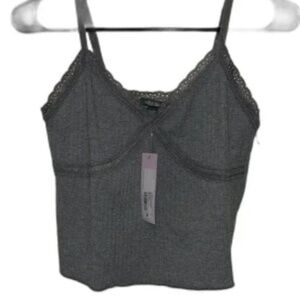 Reseller Lot | 34 Wild Fable Women’s Cropped Tank Tops | Medium | Gray | NWT